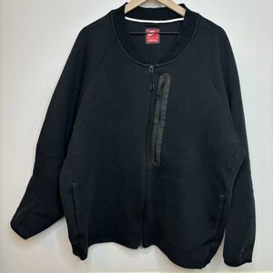 Nike Sportswear Tech Fleece Bomber Jacket Black FB8008-010 Men's 3XL Comfort